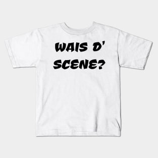 WAIS D SCENE - IN BLACK - CARNIVAL CARIBANA TRINI PARTY DJ Kids T-Shirt